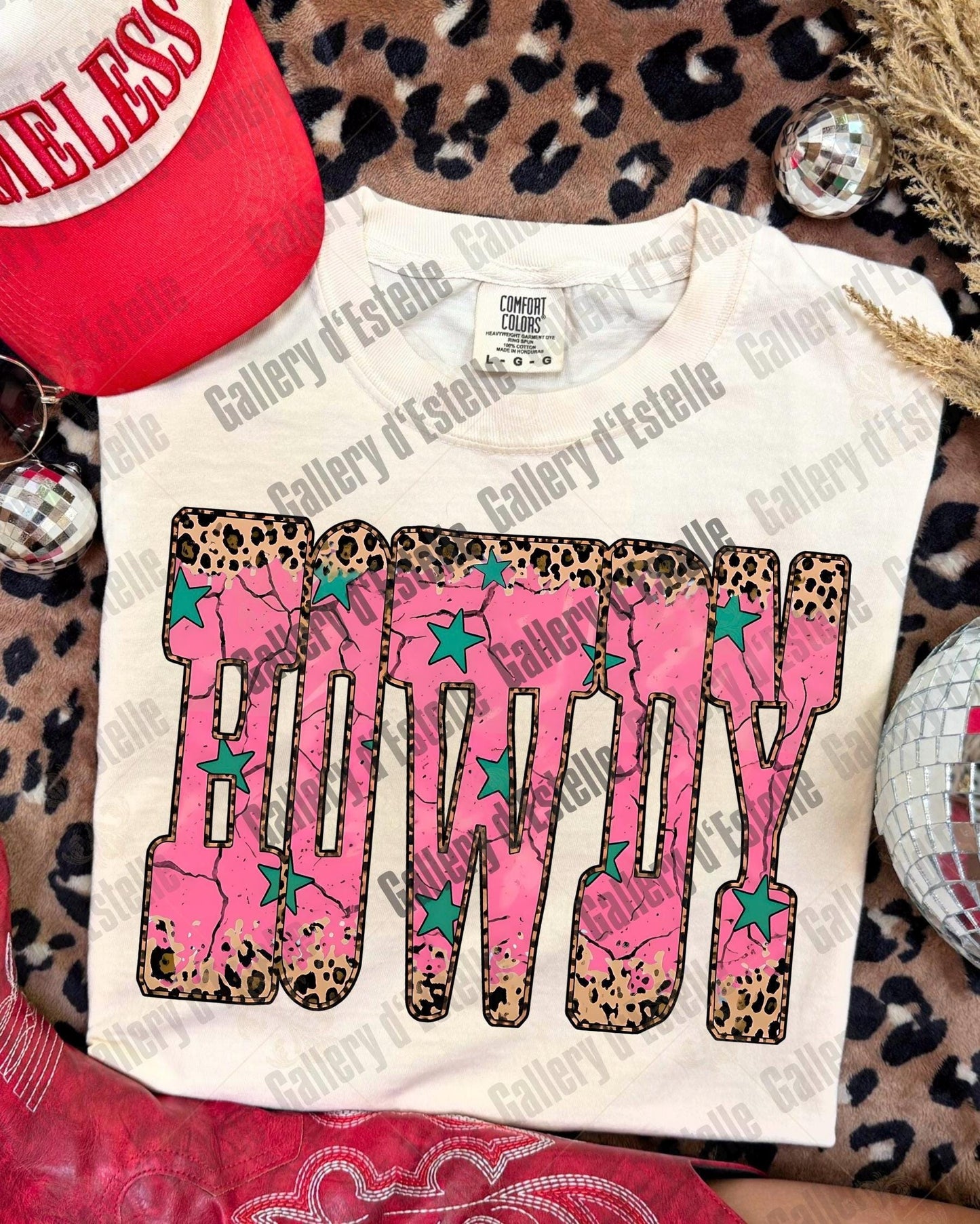 Western Howdy PNG, Retro Leopard Cowgirl Graphic, Trendy Country Girl Shirt Design