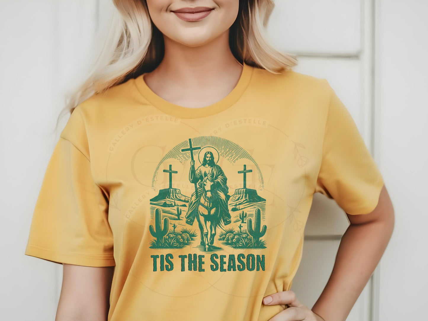 Tis the Season True Easter PNG, Vintage Western Christian Graphic, He is Risen Religious Jesus Christ Country Shirt Design