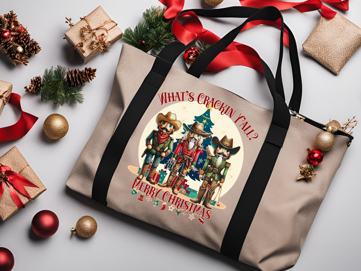 Cowboy Nutcracker PNG, Vintage Western Christmas Graphic, Festive Rodeo Country Shirt Design