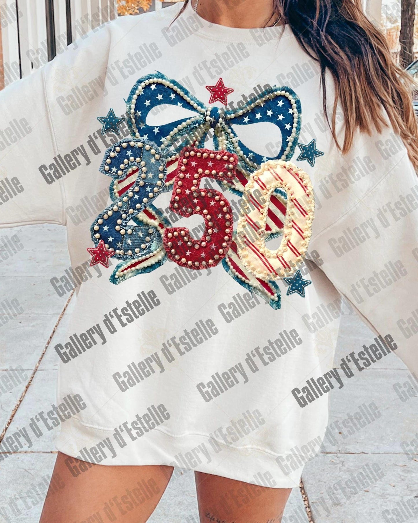 America 250 PNG, Retro Patriotic Patchwork Graphic, Coquette Independence Day Shirt Design
