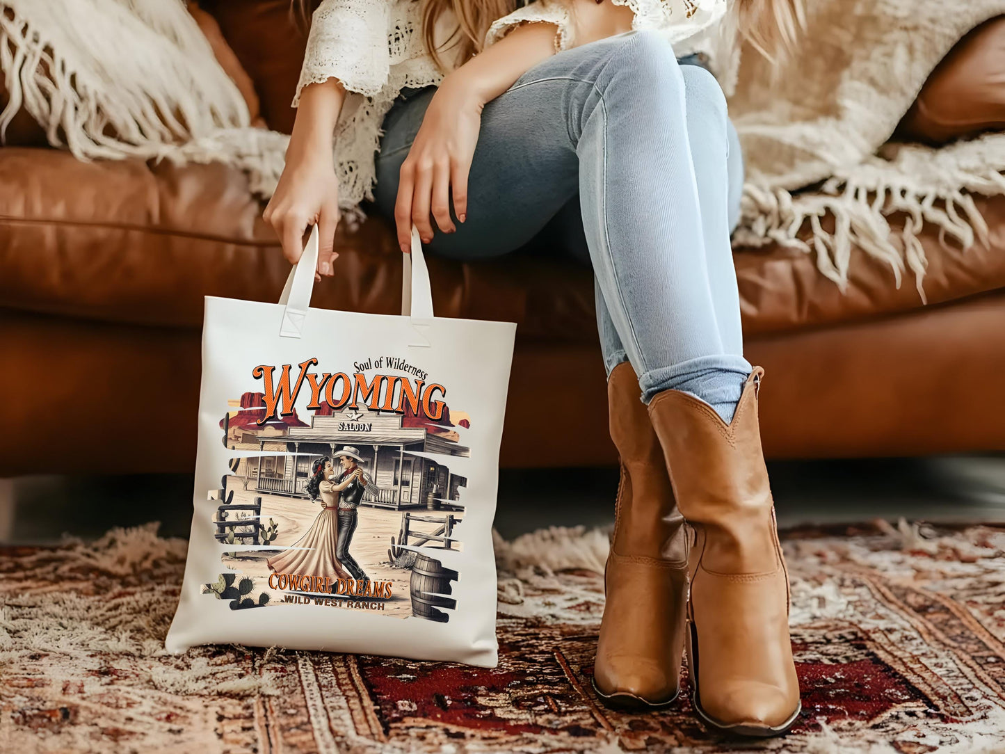 Vintage Wyoming Love PNG, Wild West Cowboy & Cowgirl Romance Graphic, Western Valentine's Shirt Design