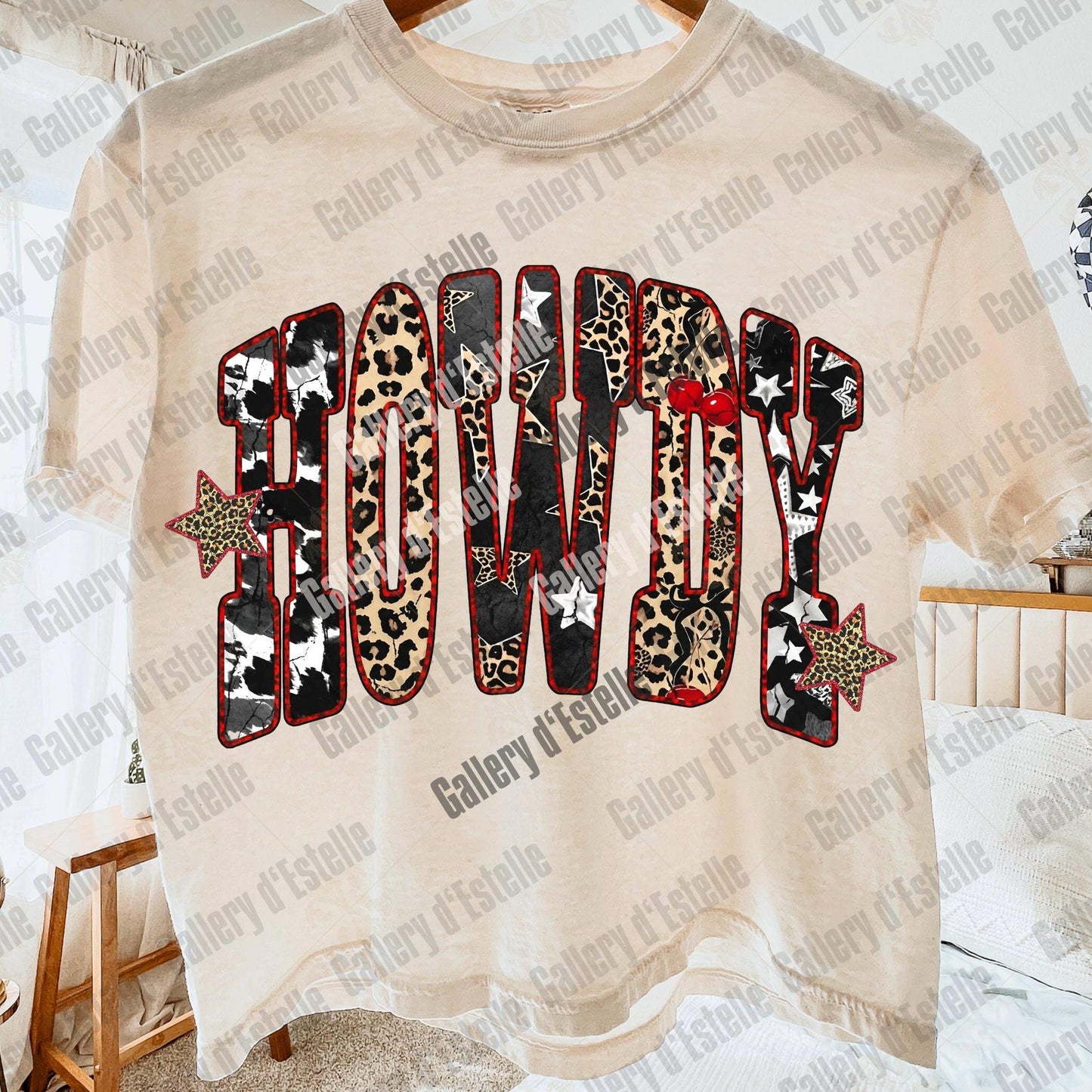 Edgy Western Howdy PNG, Retro Leopard Cowgirl Graphic, Yallternative Country Girl Shirt Design