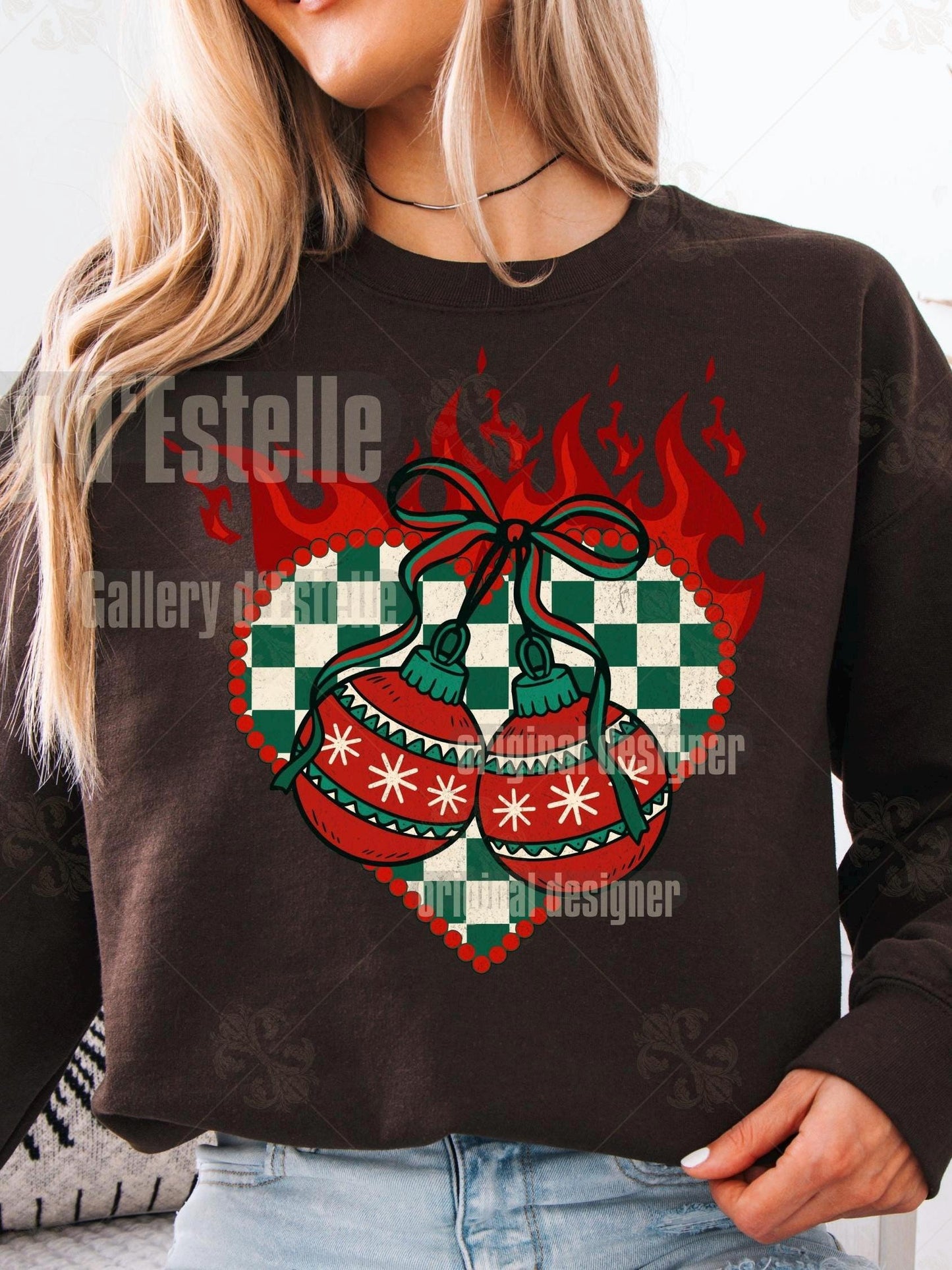 Retro Christmas Collage PNG, Vintage Holiday Graphic, Festive Santa Casino Design, Trendy Country Shirt Sublimation