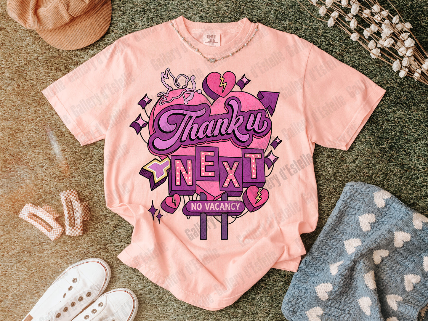 Retro Thank U Next PNG, Funny Anti Valentine Motel Sign Graphic, Pink Coquette Breakup Art, Sassy Love Shirt Design