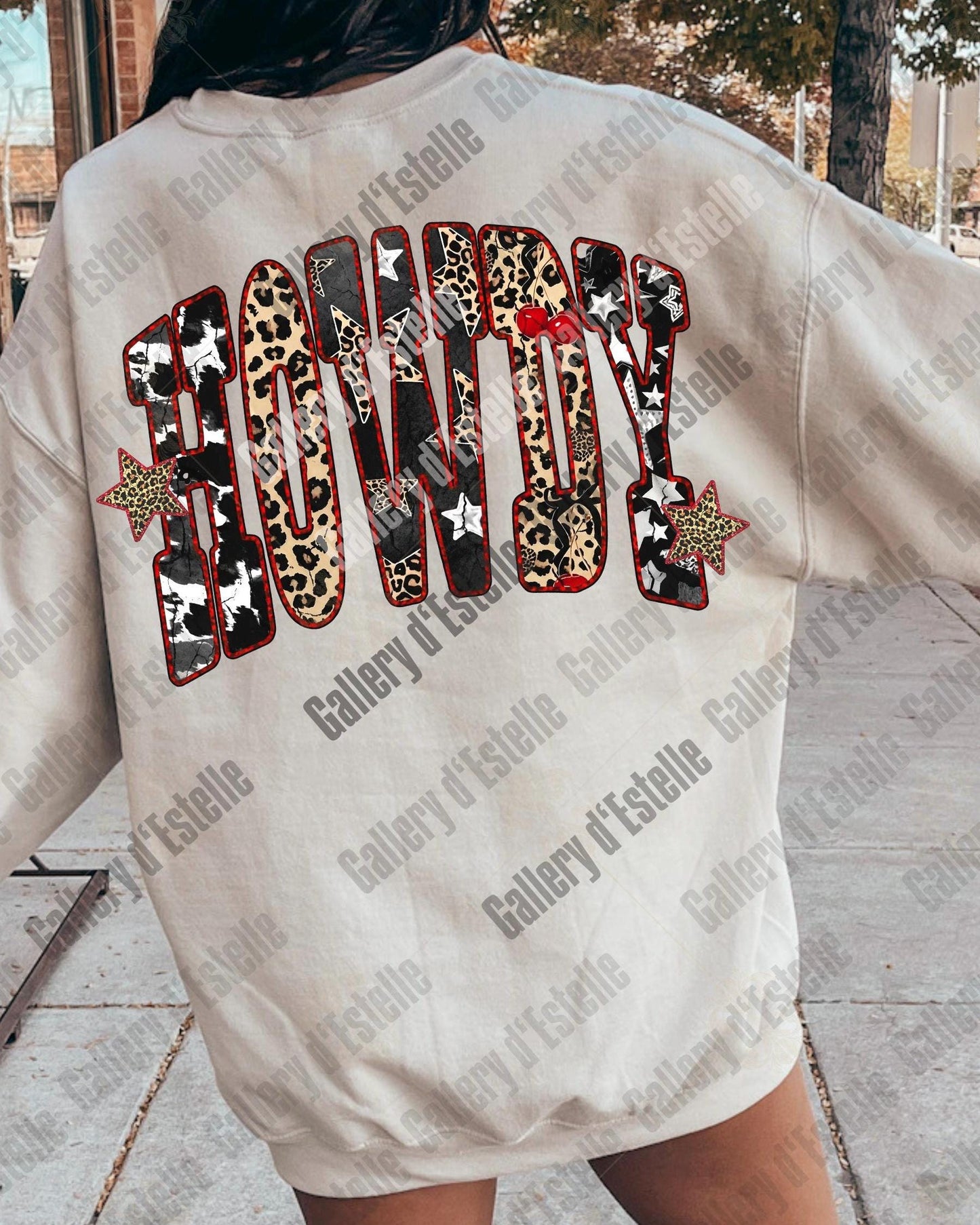 Edgy Western Howdy PNG, Retro Leopard Cowgirl Graphic, Yallternative Country Girl Shirt Design