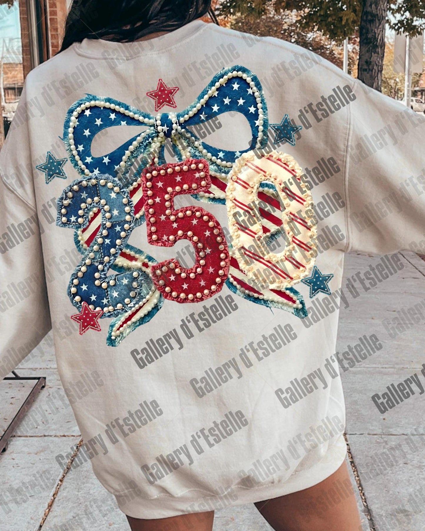 America 250 PNG, Retro Patriotic Patchwork Graphic, Coquette Independence Day Shirt Design