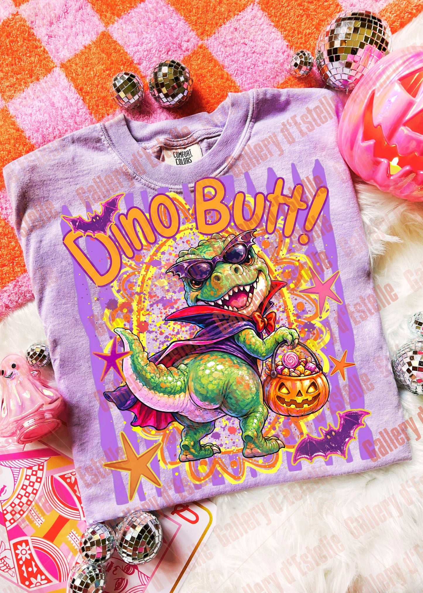 Spooky What Dino Butt PNG, Preppy Dinosaur Graphic, Funny Halloween Shirt Design