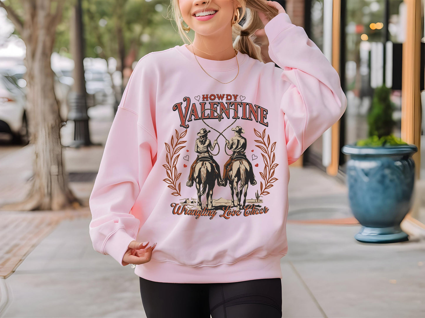 Howdy Valentine PNG, Vintage Western Cowboy and Cowgirl Graphic, Cute Country Shirt Design