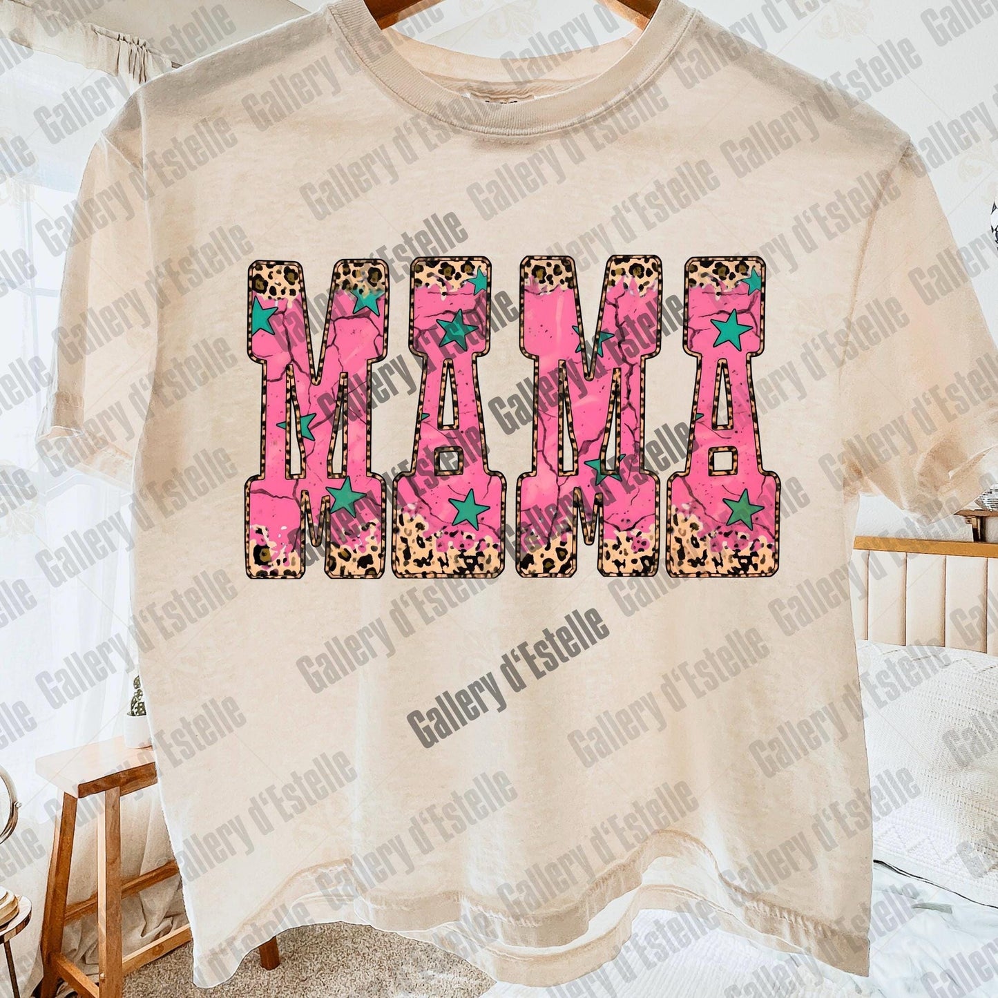 Western Mama PNG, Retro Leopard Cowgirl Graphic, Trendy Country Mom Shirt Design