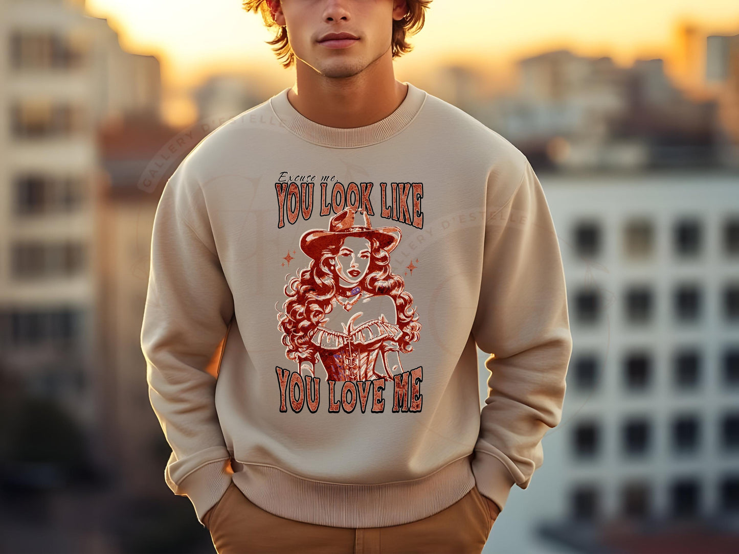 You look Like you Love Me Western PNG, Rustic Wild West Cowgirl Graphic, Trendy Valentines Country Shirt Design