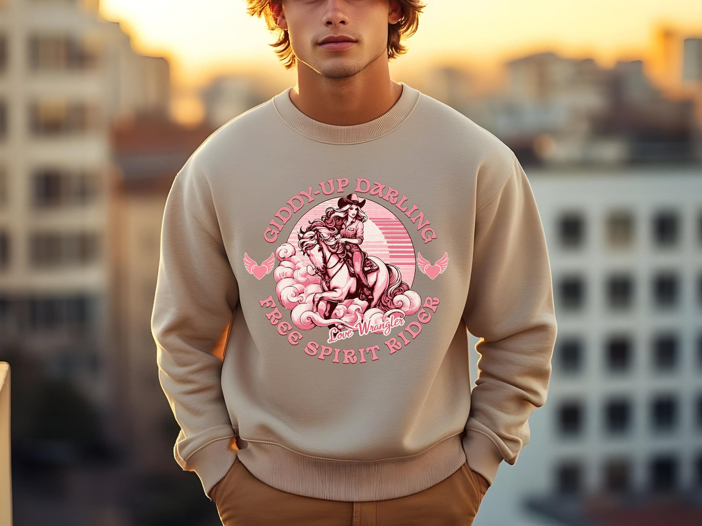 Giddy Up Darling PNG, Vintage Western Cowgirl Graphic, Coquette Country Shirt Rodeo Design