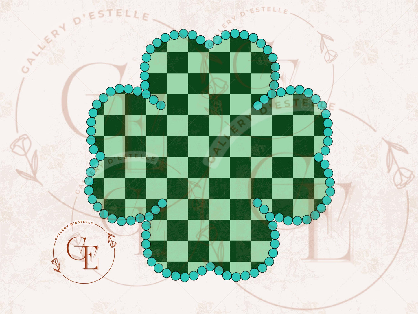Turquoise Checker Frame Bundle, Editable Retro Checkered Borders PNG,SVG, Vintage Western Turquoise Frames for Sublimation & Digital Projects